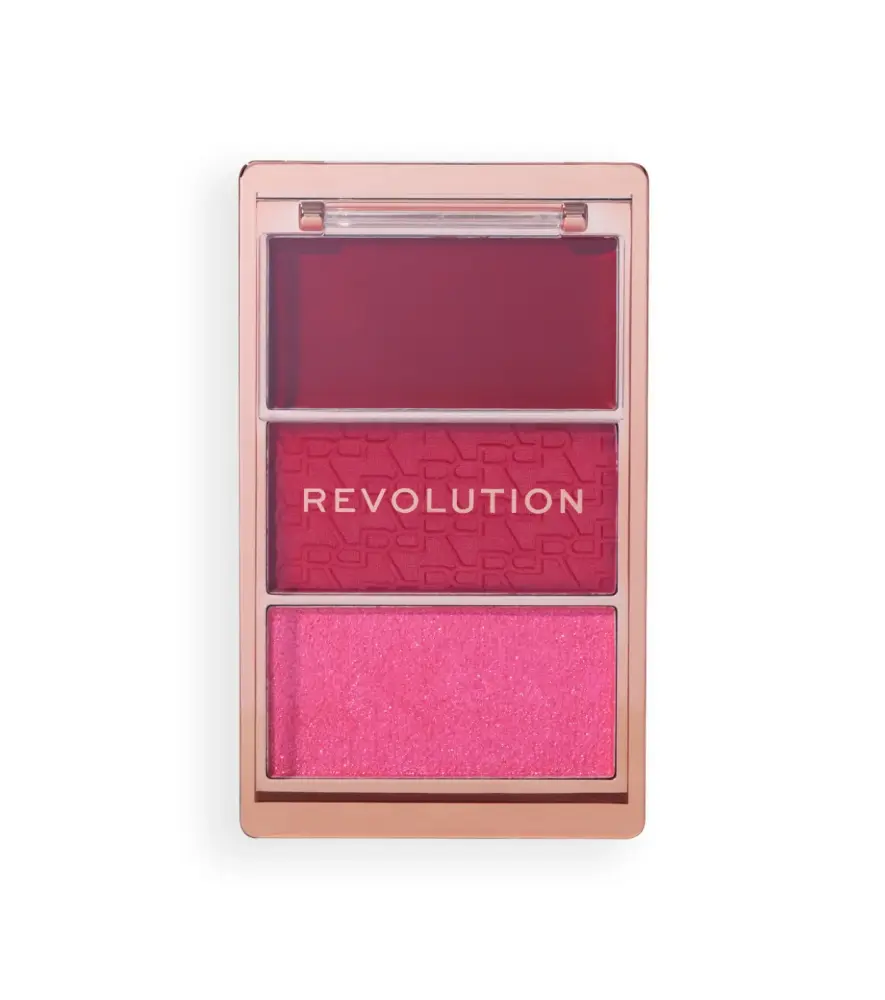 Revolution - Paleta de coloretes Icon Blush - My Guindo Truth Carcasa Antichoque