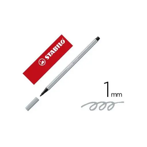 Rotulador Pen 68 Gris Medio 68/95 - Stabilo