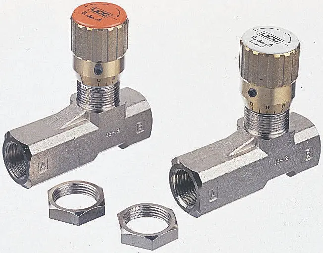 Válvula de control de flujo hidráulica, Parker, G 1/2, 8l/min, 210bar | 2002-VALVE