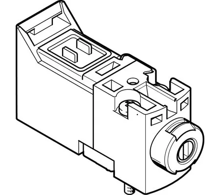 Electroválvula neumática Festo, Serie MHA1, Rosca M5, Función Monostable, Sistemas eléctricos | MHA1-M5R-3/2G-0,6-P3