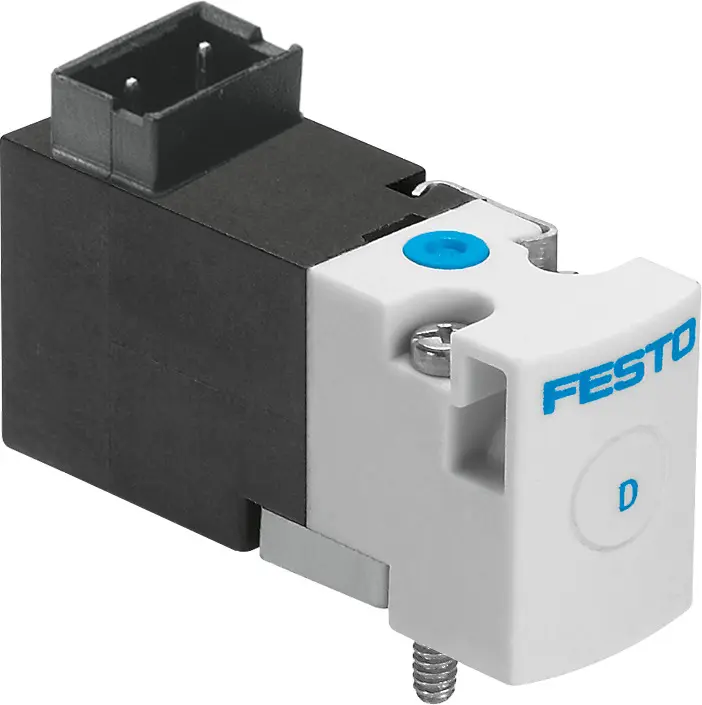 Electroválvula neumática Festo, Serie MHA1, Rosca M5, Función Monostable, Sistemas eléctricos | MHA1-M5H-3/2O-0,6-TC