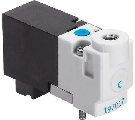 Electroválvula neumática Festo, Serie MHP1, Rosca M3 Métrico, Función Monostable, Sistemas eléctricos | MHP1-M4H-2/2G...