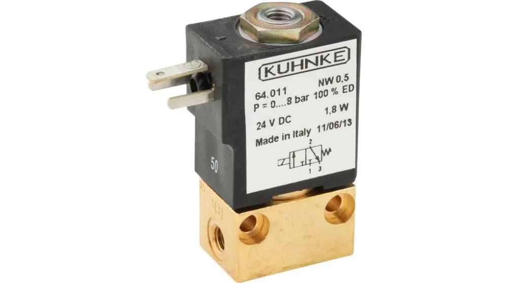 Válvula de solenoide Kuhnke, Serie 64, Solenoide | 64.001 24VDC
