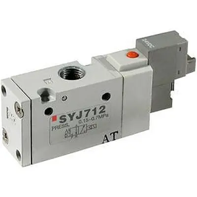 Electroválvula neumática SMC, Serie SYJ700, Función Flow Control, Solenoide | SYJ714M-5DO-Q