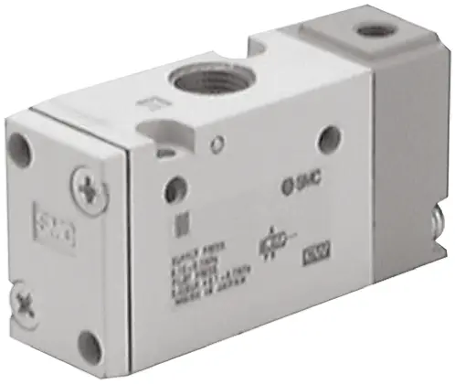 Electroválvula neumática SMC, Serie SYJA7000, Rosca Rc 1/8, Función 5/2, Piloto/Piloto, Independiente, 626l/min | SYJA7...