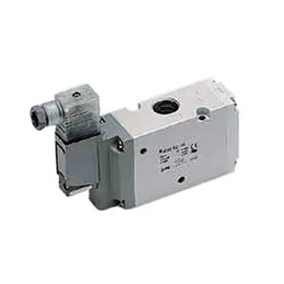 Electroválvula neumática SMC, Serie VP300, Función Flow Control, Solenoide | VP344-5YO1-02FA