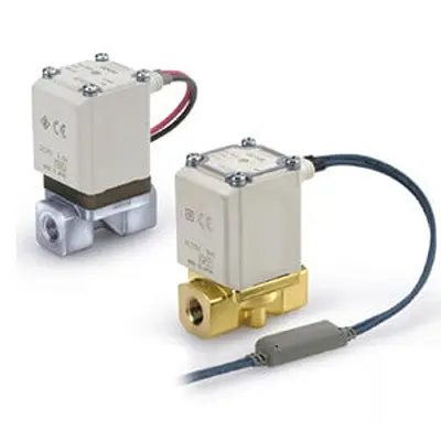 Electroválvula neumática SMC, Serie VX21/22/23, Rosca NPT 3/8, Solenoide | VX222DGAXB