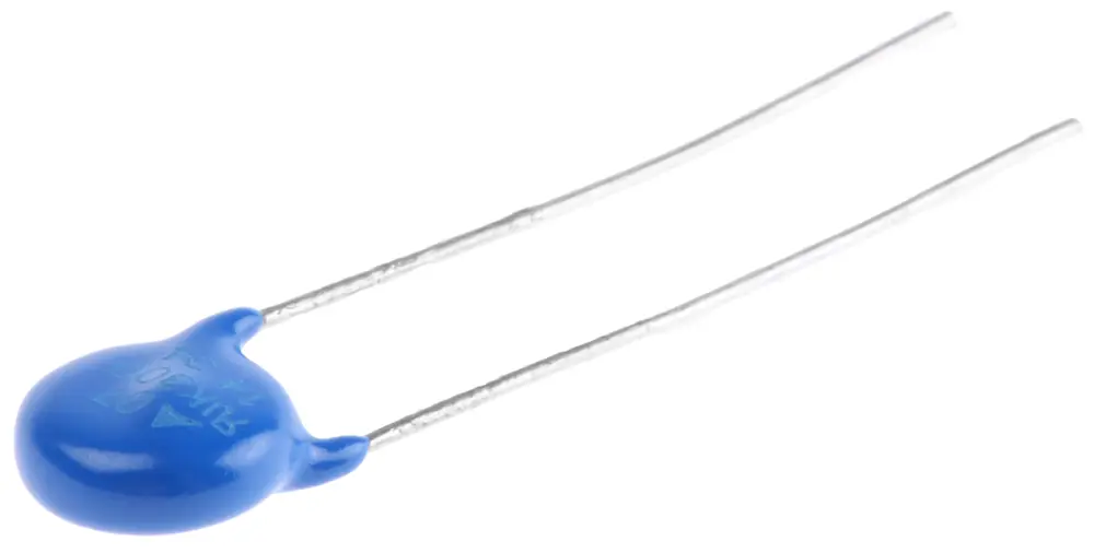 Varistor de óxido metálico EPCOS Standard, tensión de ruptura 470V, 10A, 23J, 100pF, dim. 9 (Dia.) x 4.5mm, paso 5mm | ...