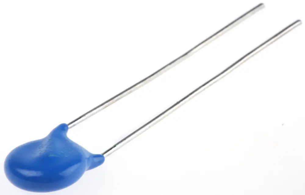 Varistor de óxido metálico EPCOS Standard, tensión de ruptura 390V, 10A, 19J, 120pF, dim. 9 (Dia.) x 4.2mm, paso 5mm | ...