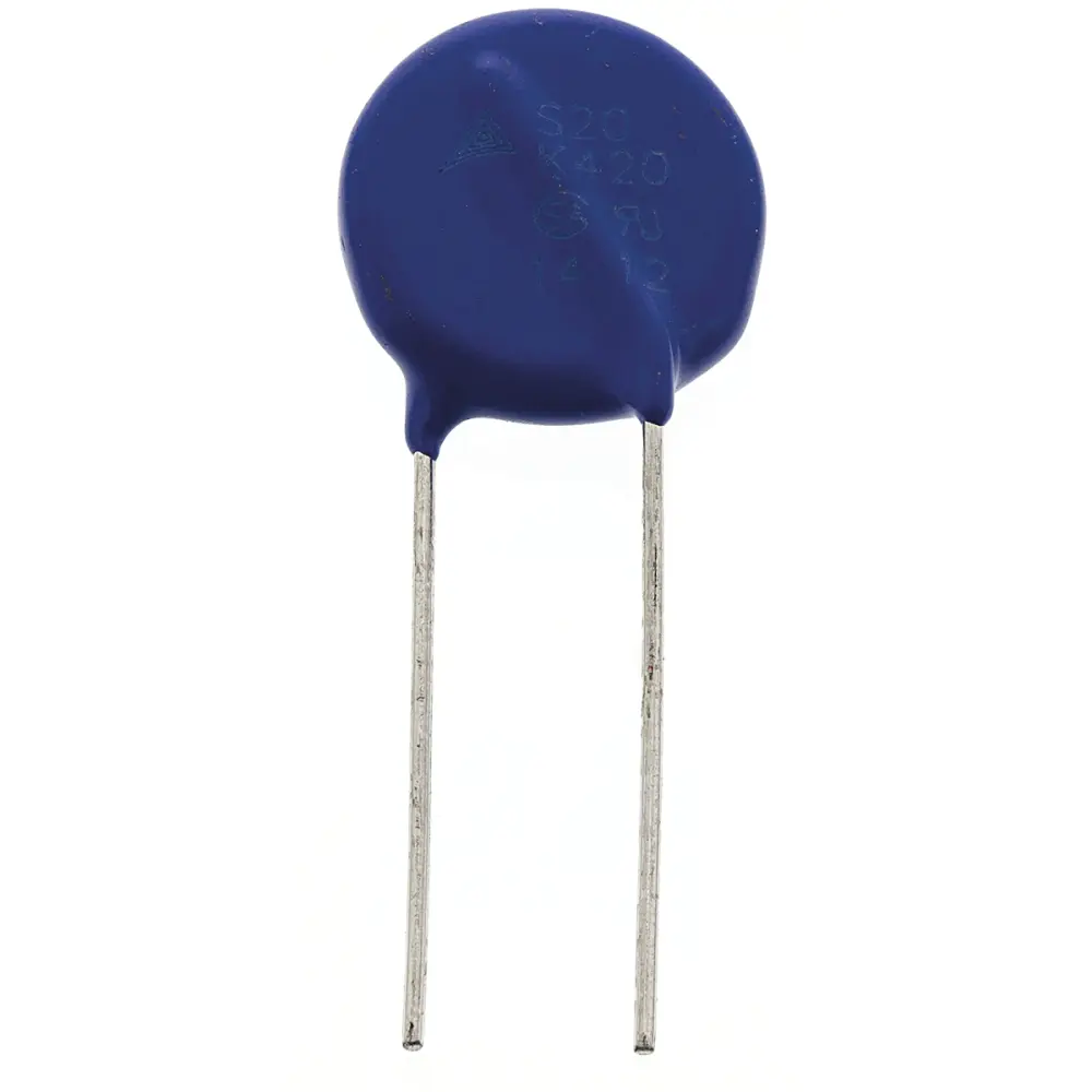 Varistor de óxido metálico EPCOS Standard, tensión de ruptura 680V, 100A, 175J, 550pF, dim. 21.5 (Dia.) x 6.5mm, paso |...