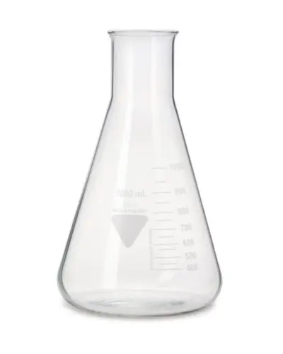 Matraz de laboratorio , Vidrio de borosilicato, 2L