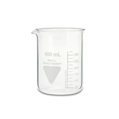 Vaso de precipitado , Vidrio de borosilicato, 400ml