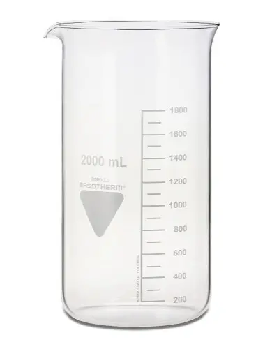 Vaso de precipitado , Vidrio de borosilicato, 2L