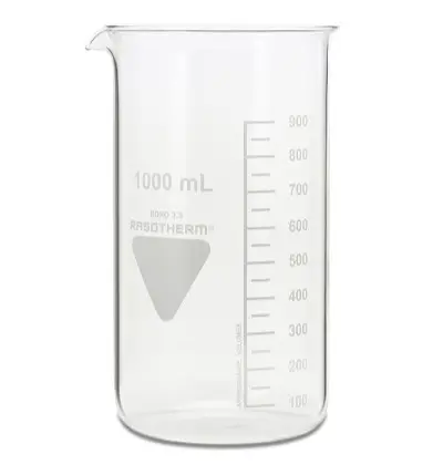 Vaso de precipitado , Vidrio de borosilicato, 1L