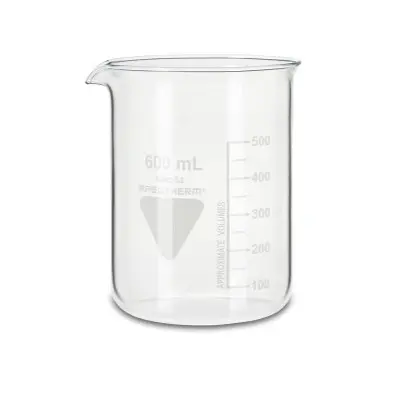 Vaso de precipitado , Vidrio de borosilicato, 600ml