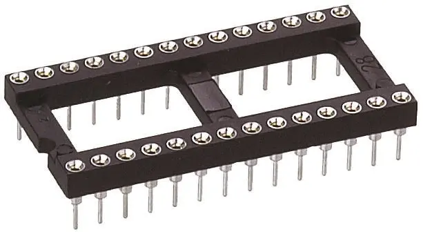 Zócalo DIL Preci-Dip, paso de 2.54mm,, 42 contactos, anch. 15.24mm, 1A, Montaje en orificio pasante | 110-87-642-41-001101