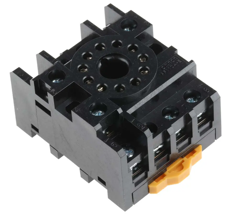 Zócalo de relé Omron para MK3P-5-I, MK3P-5-S, MK3PD-5-I, MK3PD-5-S, MK3PN-5-I, MK3PN-5-S, MK3PND-5-I, MK3PND-5-S, | PF11...