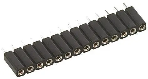 Conector hembra SIL Preci-Dip, paso 2.54mm, 6 vías, Montaje Montaje en orificio pasante, Terminación de Soldador, 3A, | ...