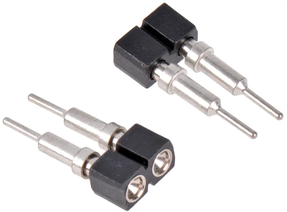 Portador de material de contacto del conector hembra Preci-Dip, paso 2.54mm, 2 vías, Montaje Montaje en orificio | 712-87...