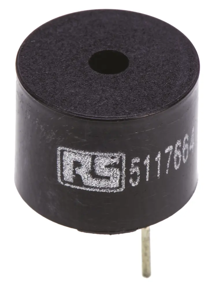 Componente de zumbador magnético , 85dB, Montaje en PCB, Continua, Interno