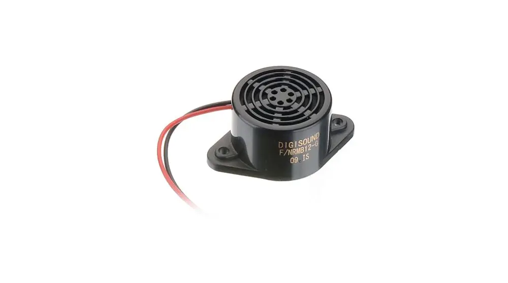 Avisador acústico Digisound F/NRMB 12 BLACK, 75dB, Continua, Interno